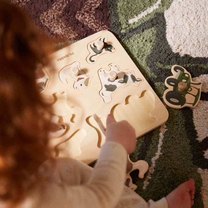 Holzpuzzle 8-teilig ab 12 Monate FSC von Filibabba kaufen - Spielzeug, Geschenke, Babykleidung & mehr