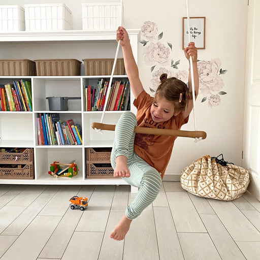Holztrapez Stange Eiche natur Raumhöhe:2.0-2.8m von Lillagunga kaufen - Spielzeug, Kinderzimmer, Geschenke, Babykleidung & mehr