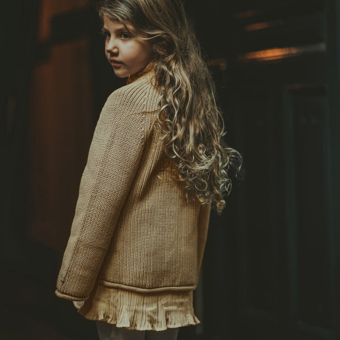 Irene Sweater - Strickpullover mit Blusenlayer aus Baumwolle von Donsje kaufen - Kleidung, Babykleidung & mehr