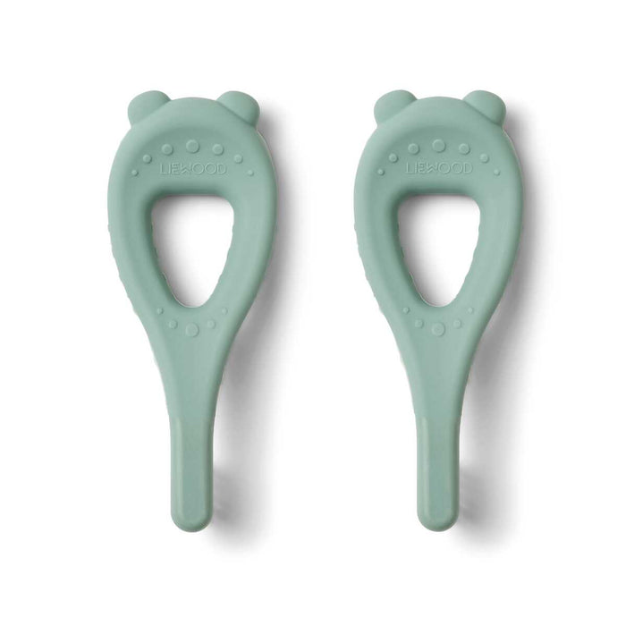 Janelle Toothbrush 2er Pack - Zahnbürste für Babies aus Soft Silikon & Nylon von Liewood kaufen - Alltagshelfer, Babykleidung & mehr