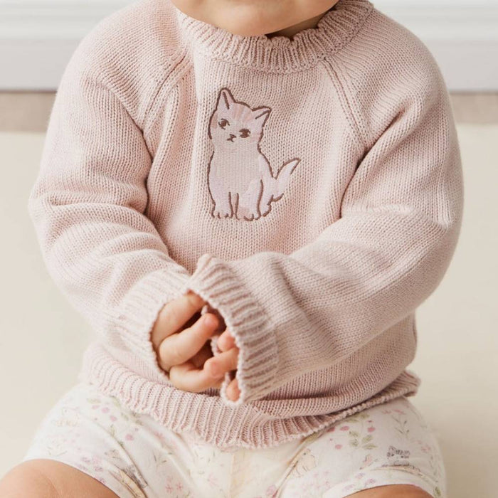 Juliet Jumper - Bestickter Strickpullover aus Baumwolle von Jamie Kay kaufen - Kleidung, Babykleidung & mehr
