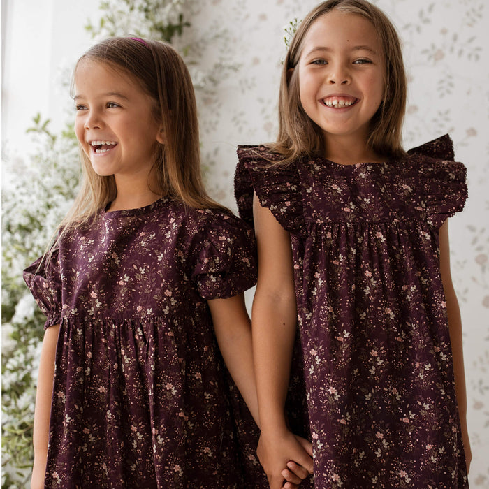 Juliette Dress aus 100% Bio-Baumwolle - Luna Floral Kollektion von Jamie Kay kaufen - Kleidung, Babykleidung & mehr