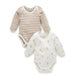Langarm Body 2er Set GOTS Bio-Baumwolle von Purebaby Organic kaufen - Kleidung, Babykleidung & mehr