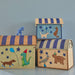 Large Crocodile Raffia Toy Basket Party Animals Print - Aufbewahrungskorb von Rice kaufen - Spielzeug, Kinderzimmer, Babykleidung & mehr