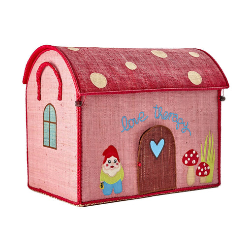 Large Gnome Raffia Toy Basket Love Theme Print - Aufbewahrungskorb von Rice kaufen - Spielzeug, Kinderzimmer, Babykleidung & mehr