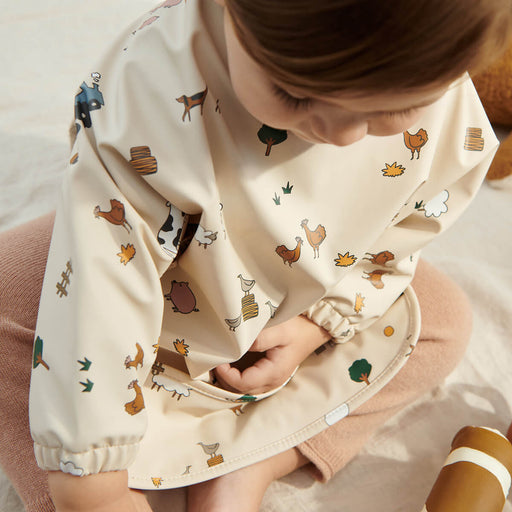 Lätzchen mit langen Ärmeln aus 100% Recyceltem Polyester Modell: Merle neues Design von Liewood kaufen - Alltagshelfer, Babykleidung & mehr