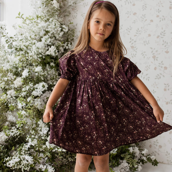 Penny Dress aus 100% Bio-Baumwolle -  Luna Floral Kollektion