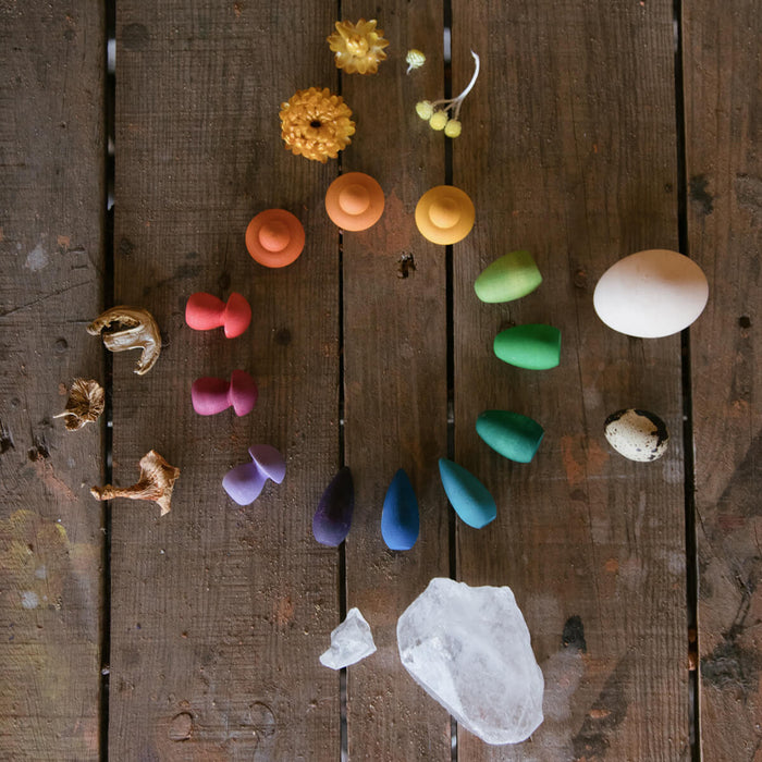 Mandala Rainbow Snowflakes Holzfiguren von Grapat kaufen - Spielzeug, Babykleidung & mehr