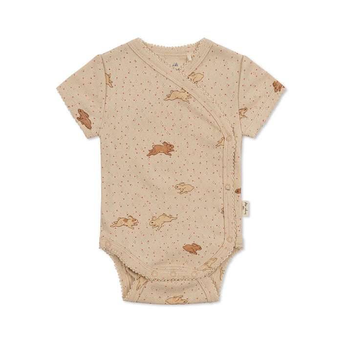 Minnie Newborn Wickelbody Kurzarm aus 100% Bio Baumwolle GOTS von Konges Slojd kaufen - Kleidung, Babykleidung & mehr