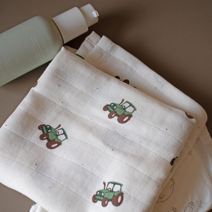 Musselintuch Gemustert aus GOTS Bio-Baumwolle von Filibabba kaufen - Baby, Babykleidung & mehr