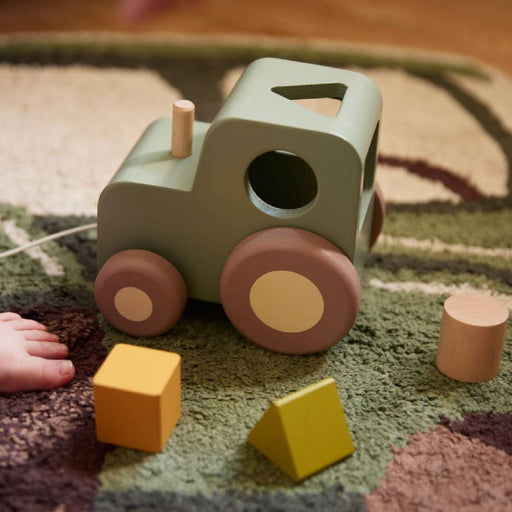 Nachziehspielzeug mit Steckspiel aus Holz von Filibabba kaufen - Spielzeug, Geschenke, Babykleidung & mehr