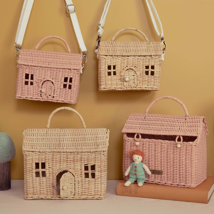 Tasche Puppenhaus - Rattan Casa Bag