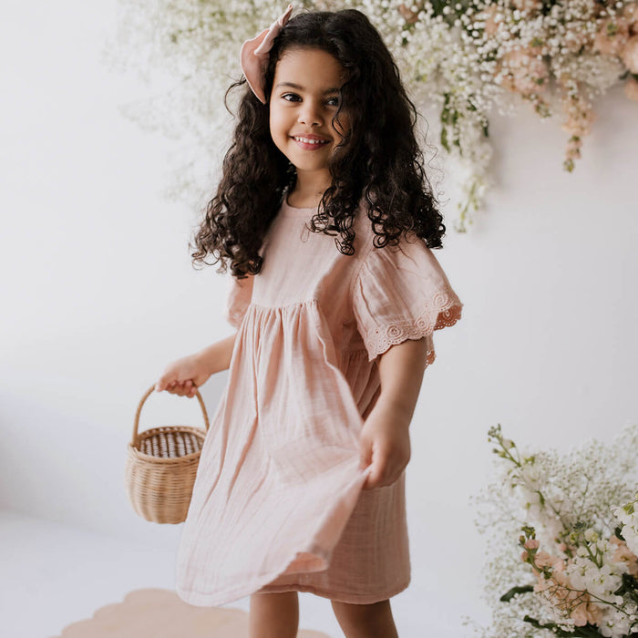Organic Cotton Muslin Chloe Dress - In the Meadow von Jamie Kay kaufen - Kleidung, Babykleidung & mehr