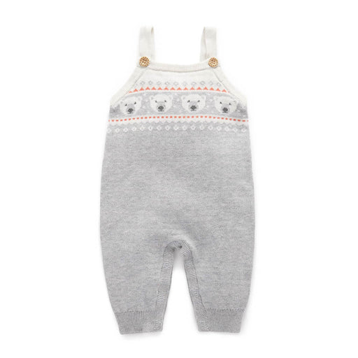 Overall Gestrickt aus Bio-Baumwolle GOTS & Wolle von Purebaby Organic kaufen - Kleidung, Babykleidung & mehr