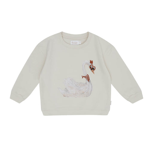 Oversized Sweatshirt Swan aus 100% Bio-Baumwolle von leevje kaufen - Kleidung, Babykleidung & mehr