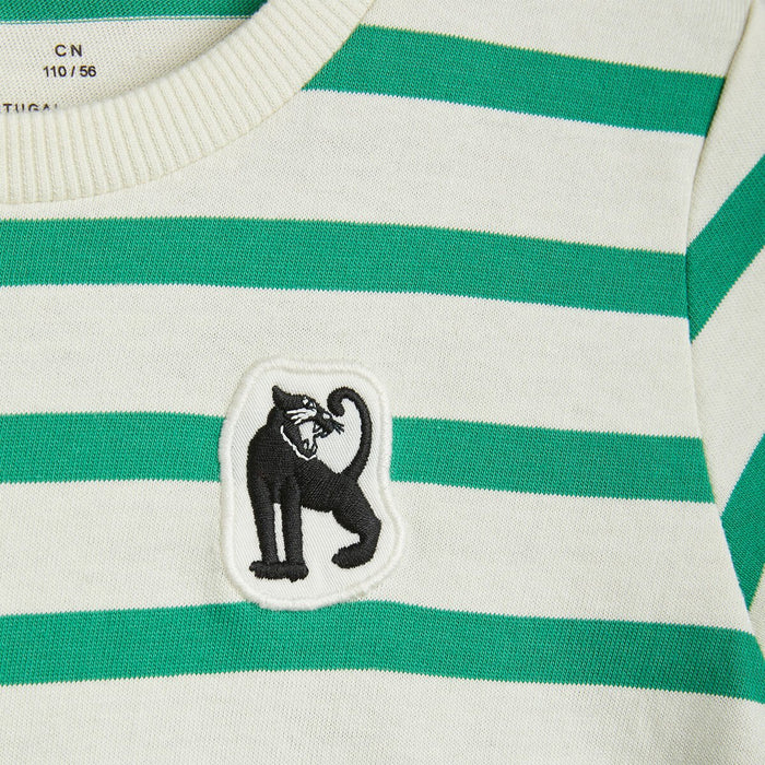 Panther Patch Gestreift T-Shirt 100% GOTS Bio-Baumwolle von mini rodini kaufen - Kleidung, Babykleidung & mehr
