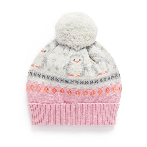 Penguin Beanie / Strickmütze aus Bio-Baumwolle & Wolle von Purebaby Organic kaufen - Kleidung, Babykleidung & mehr