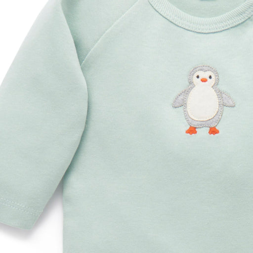 Penguin Bodysuit 2er Pack - Body Langarm aus 100% GOTS Bio-Baumwolle von Purebaby Organic kaufen - Kleidung, Babykleidung & mehr