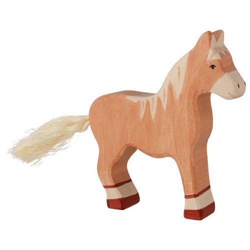 Pferde Spielfigur aus Holz von Goki kaufen - Spielzeug, Geschenke, Babykleidung & mehr
