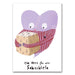Postkarte Herz DIN A6 von Halfbird kaufen - Spielzeug, Alltagshelfer, Geschenke, Kinderzimmer, Babykleidung & mehr