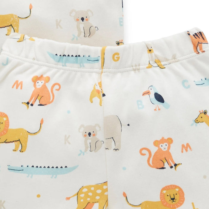 Pyjama Kurz GOTS Bio-Baumwolle Menagerie von Purebaby Organic kaufen - , Babykleidung & mehr