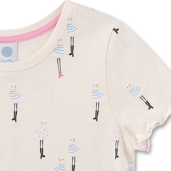 Pyjama Möwe Kurzarm aus 100% Bio Baumwolle GOTS von Sanetta kaufen - Kleidung, Babykleidung & mehr