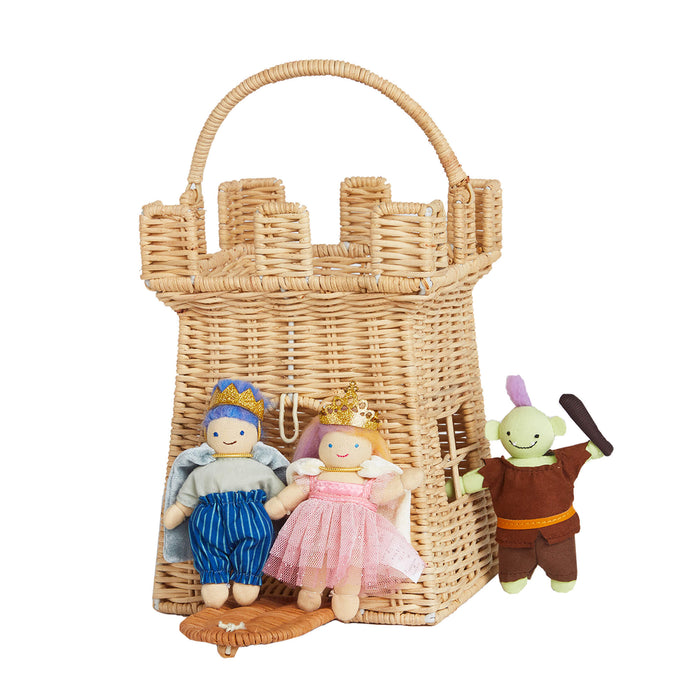 Rattan Castle Bag von Olli Ella kaufen - Kleidung, Spielzeug, Alltagshelfer, Geschenke, Babykleidung & mehr