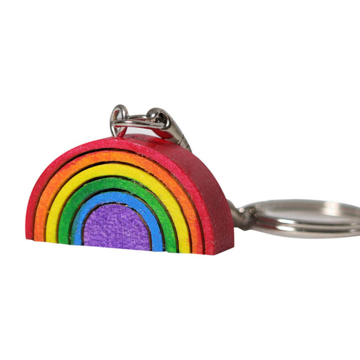Regenbogen Schlüsselanhänger aus Holz von Grimm´s kaufen - Alltagshelfer, Geschenke, Mama, Babykleidung & mehr