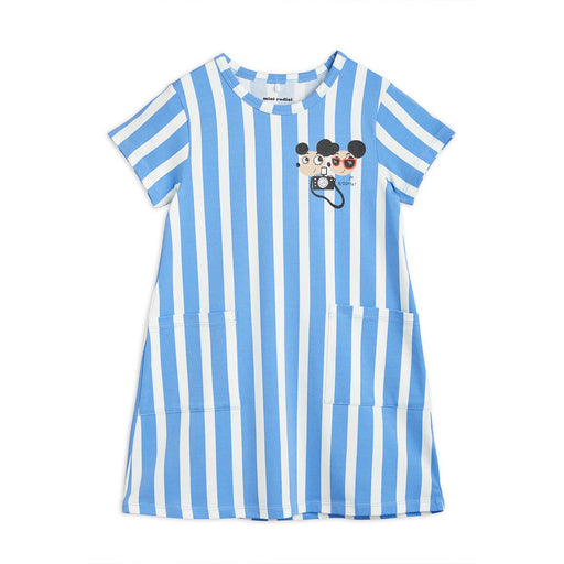 Ritzratz Stripe Dress - Kurzarm Kleid Gestreift aus GOTS Bio Baumwolle von mini rodini kaufen - Kleidung, Babykleidung & mehr