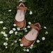 Sandale Ladida Flower - aus Chrom freiem Premium Leder von petit nord kaufen - Kleidung, Babykleidung & mehr