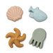 Sandförmchen 4 Stück aus 100% Silikon - Modell: Gill von Liewood kaufen - Spielzeug, Geschenke, Babykleidung & mehr