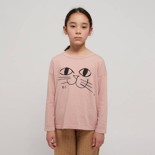 Smiling Cat Longsleeve T-Shirt aus 100% Bio Baumwolle von Bobo Choses kaufen - Kleidung, Babykleidung & mehr