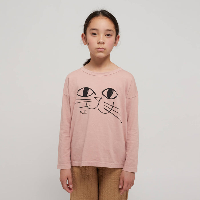 Smiling Cat Longsleeve T-Shirt aus 100% Bio Baumwolle von Bobo Choses kaufen - Kleidung, Babykleidung & mehr
