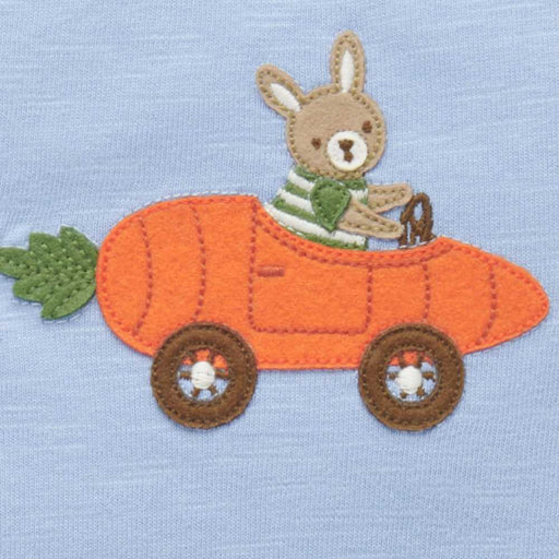 Speedy Bunny Tee - Langarm T-Shirt mit Application aus 100% Bio Baumwolle GOTS von Purebaby Organic kaufen - Kleidung, Babykleidung & mehr
