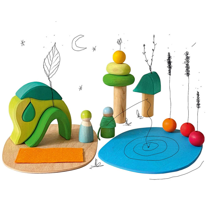 Spielwelt Waldlichtung aus Holz von Grimm´s kaufen - Spielzeug, Geschenke, Babykleidung & mehr