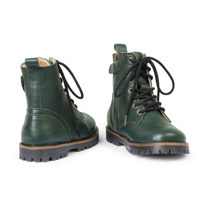 Stiefel zum Schnüren Lace up Boot - aus Chrom freiem Premium Leder von petit nord kaufen - Kleidung, Babykleidung & mehr