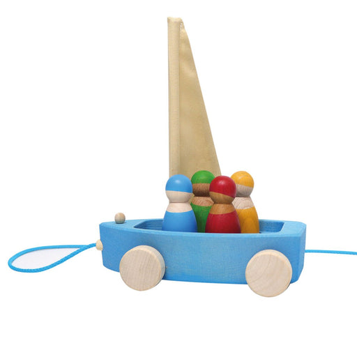 Strandsegler - Holzboot mit Figuren von Grimm´s kaufen - Spielzeug, Geschenke, Babykleidung & mehr