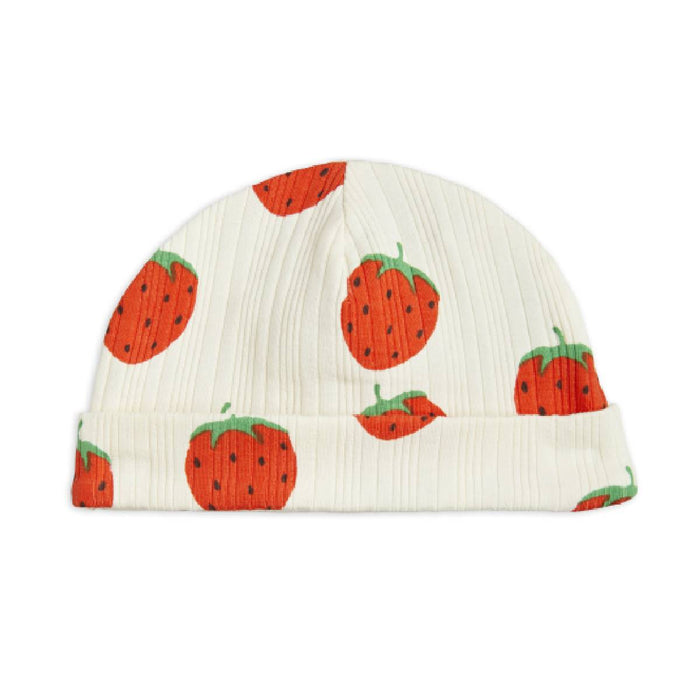 Strawberries Baby Mütze - aus GOTS Bio-Baumwolle von mini rodini kaufen - Kleidung, Babykleidung & mehr