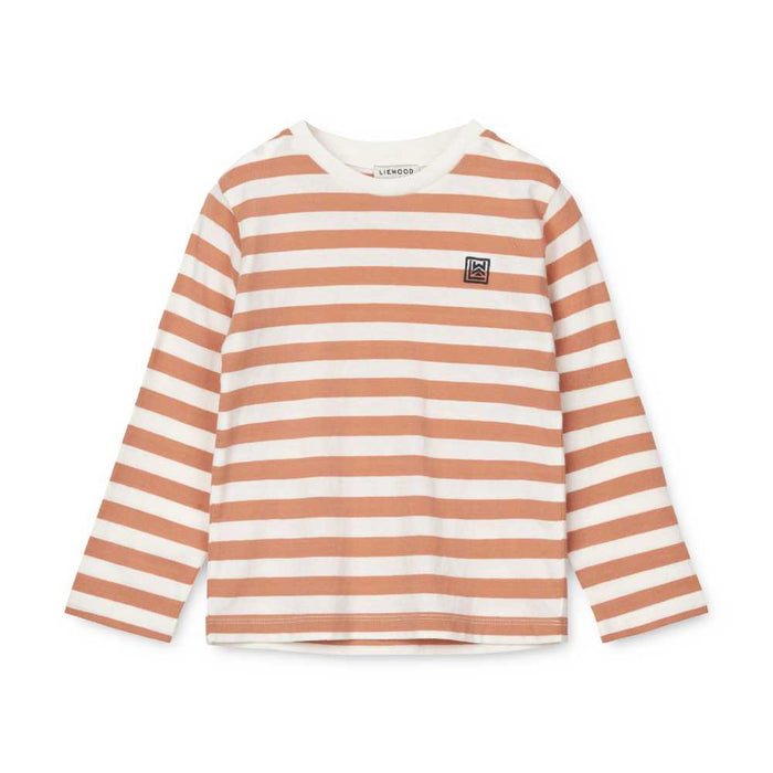 Stripe Longsleeve Printed T-Shirt aus 100% Bio Baumwolle GOTS Modell: Apia von Liewood kaufen - Kleidung, Babykleidung & mehr