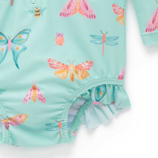 Swimsuit Printed - Schwimmanzug Langarm aus recyceltem Polyester von Purebaby Organic kaufen - Kleidung, Babykleidung & mehr