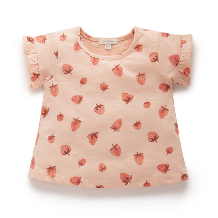 T-Shirt GOTS Bio-Baumwolle Strawberry Delight von Purebaby Organic kaufen - , Babykleidung & mehr