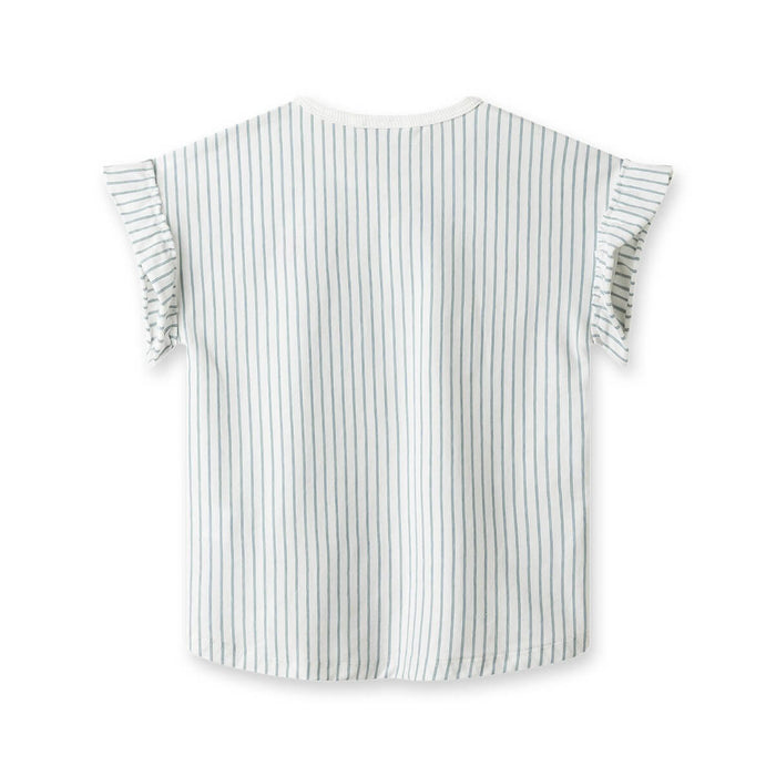 T-Shirt mit Rüschen aus 100% Bio Baumwolle GOTS von Sanetta kaufen - Kleidung, Babykleidung & mehr
